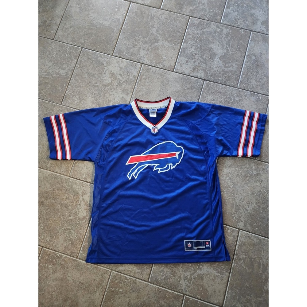 NFL Pro Line Buffalo Bills Jersey Mens Large Blue Mesh Football Fan Shirt